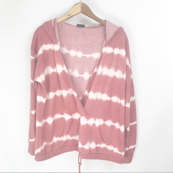 rose tie dye hoodie